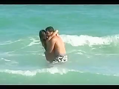 Jessica Alba – Purple Bikini Beach