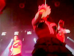 Romanian Singer Inna Upskirt in Concert